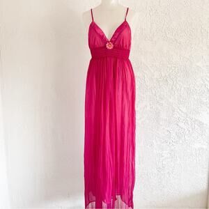 Vintage Wet Seal Pink Maxi Dress Tulle